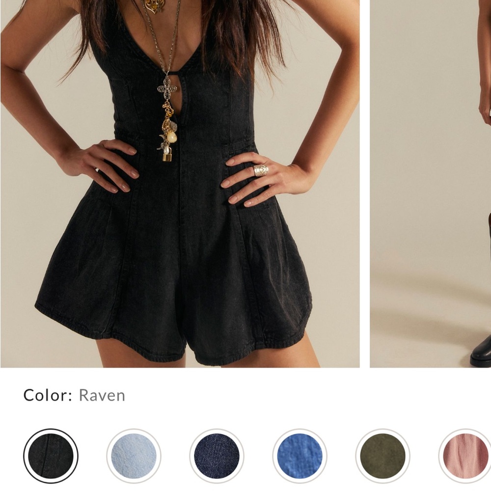 Free People Black Jumpsuit